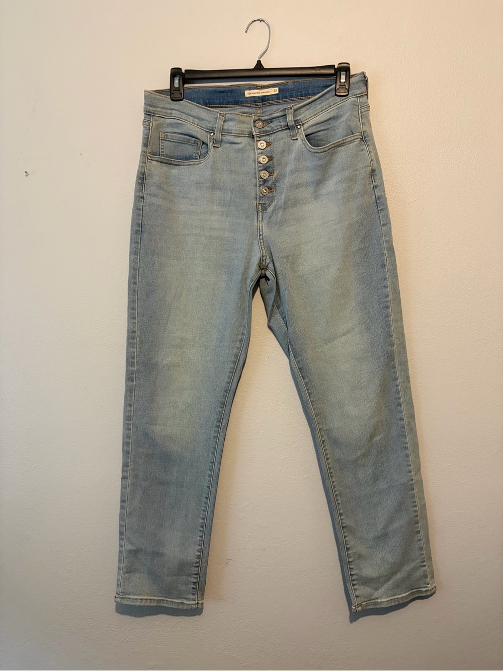 Levi’s high-rise rhinestone W 32